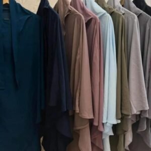 ABAYA SOIE DE MEDINE - NOIR