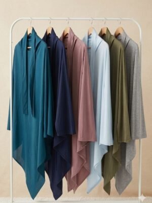 ABAYA SOIE DE MEDINE - NOIR